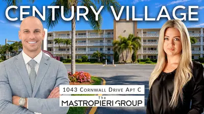 Cornwall at Century Village Property Tour With Larry Mastropieri | 1043 Cornwall Dr Apt C, Boca Raton